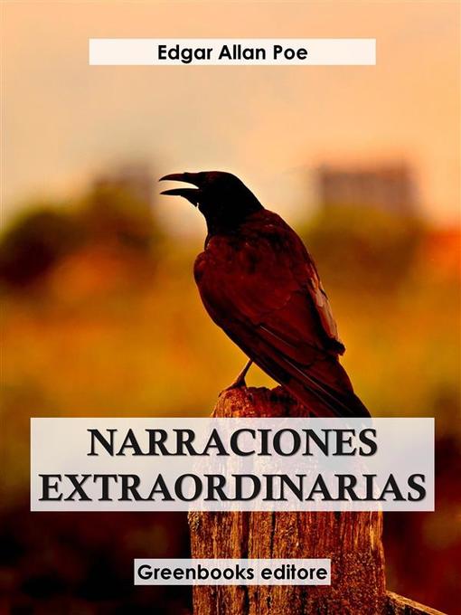 Cover image for Narraciones extraordinarias